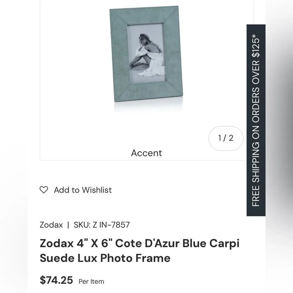 ZODAX 4X6 Suede Frame - Picture 3 of 6